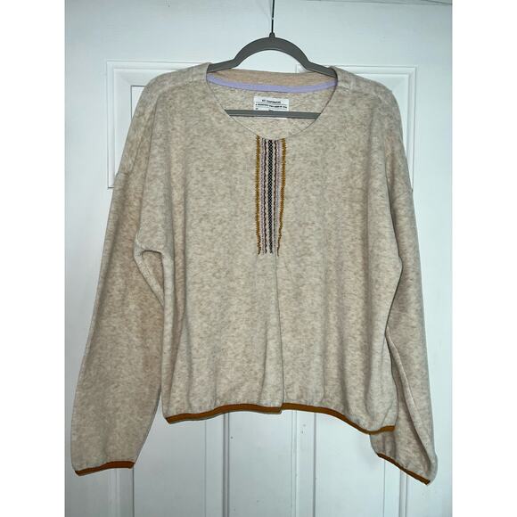 REI Cooperative Oatmeal Embroidered Sweatshirt Pullover - size Large - Picture 7 of 7